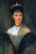 Philip Alexius de Laszlo Empress Elisabeth of Austria oil on canvas